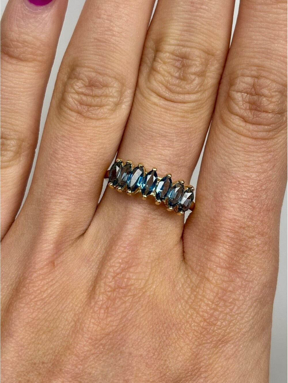 10k Yellow Gold Topaz Ring